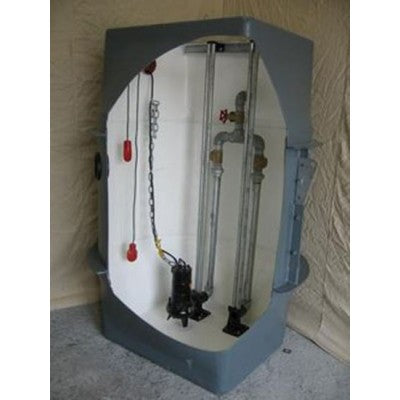 4400Ltr Sewage Dual Macerator Pump Station, Ideally sized for dwelling or multiple dwellings up to 28/29 bedrooms and commercial properties