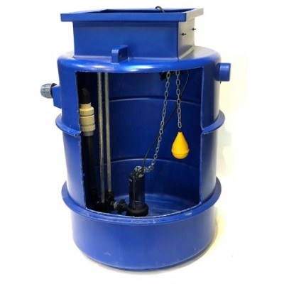 1200Ltr Sewage Single Pump Station 10m head, Ideally sized for dwellings up to 5/6 bedrooms, annex's and extensions