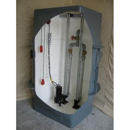 2400Ltr Sewage Dual Macerator Pump Station, Ideally sized for dwelling or multiple dwellings up to 13/14 bedrooms and commercial properties